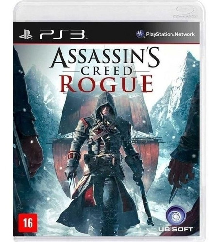 Jogo Ps3 Assasins Creed Rogue Midia Fisica Novo Lacrado!