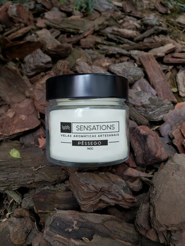 Imagem 5 de 9 de Pêssego - Vela Aromática Perfumada Decorativo 140g