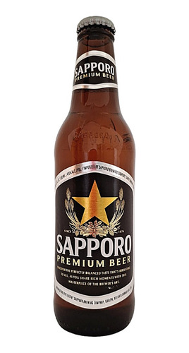 Cerveja Premium Sapporo Long Neck 355ml