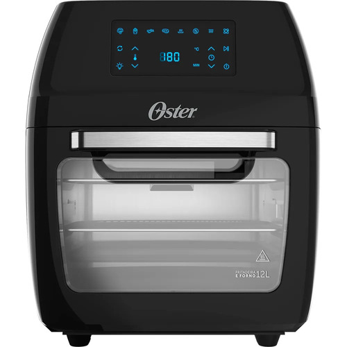 Fritadeira Oster Oven Fryer 3 Em 1 Ofrt780 12l Preta 220v