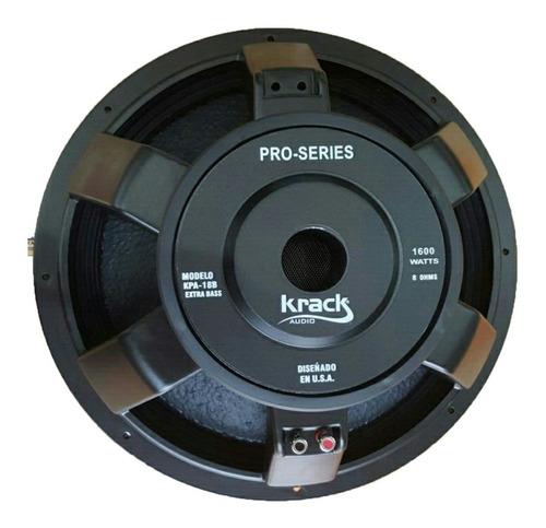 Bocina Krack 18 - 1600w - 98db - Bobina 4.0 - Profesional