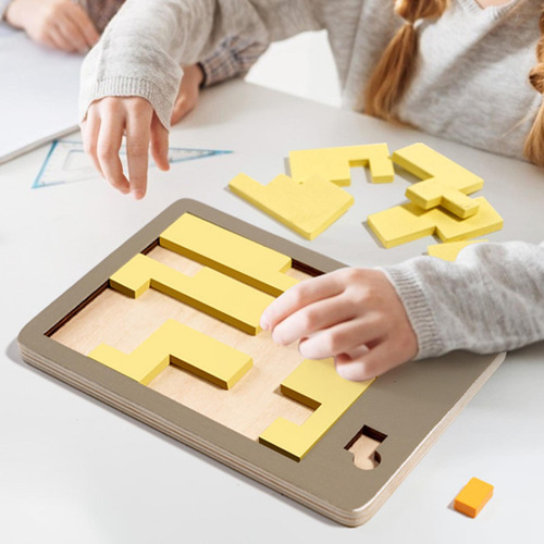 2 Juguetes Educativos Tangram Para Niños, Tablero De