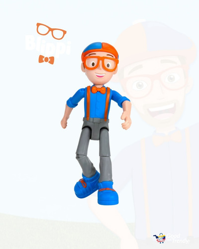 Imagen 9 de 11 de Blippi Figura Articulada 25cm Con Sonidos 86106