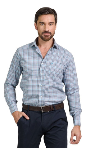 Camisa Escocesa Hombre Brooksfield Elegante 3555bv1/3/5/7/8