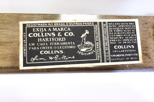 Kit Facão 18 Collins + Enxada 2,5 Estreita 2 Caras Antigos