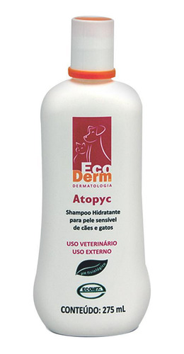 Shampoo Ecovet Atopyc 275ml - Nutrição Para Pets Sensíveis