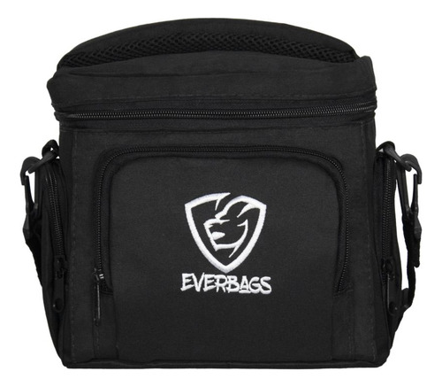 Bolsa Térmica Fitness Master Marmita Preto Xadrez Lancheira 00