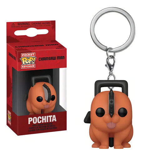 Funko Pop Keychain Pochita - Chainsaw Man - Llavero
