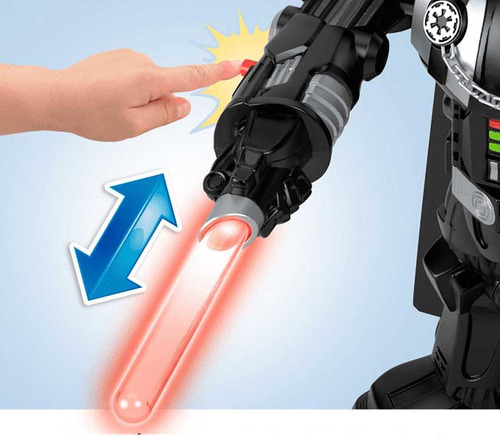 Figura Star Wars Vader Bot Imaginext 75 Cm Luz E Som Mattel