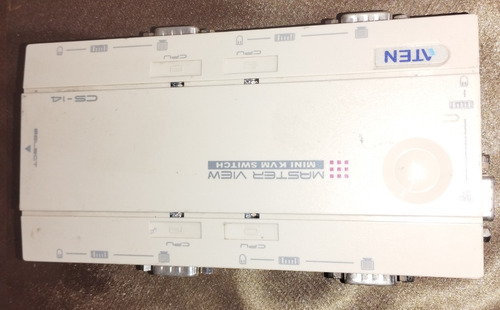 Mini Switch Kvm P2 Vga Cs-14 Mouse Teclado Monitor (Usado)