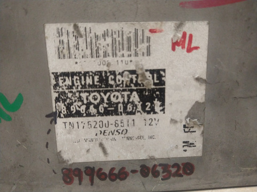 89666-06320 Toyota Solara Pcm Computadora De Motor
