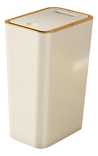 Gpp Cubo De Basura Para Baño Con Tapa, Cubo De Basura 12l