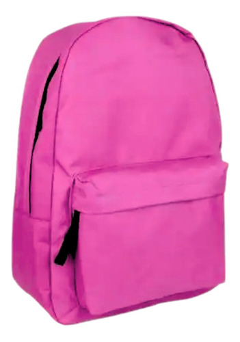 Mochila Escolar Lisa Personalizable Colores Surtidos Mm-6597