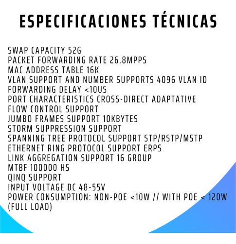 Switch Industrial 8p Ethernet Y 2p Fibra C/gestion