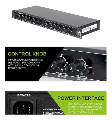 234xl Crossover Audio Profesiononal 3 Vias