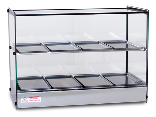 Estufa Para Salgados 8 Bandejas Dupla Cinza EVR8BD Tita 127V