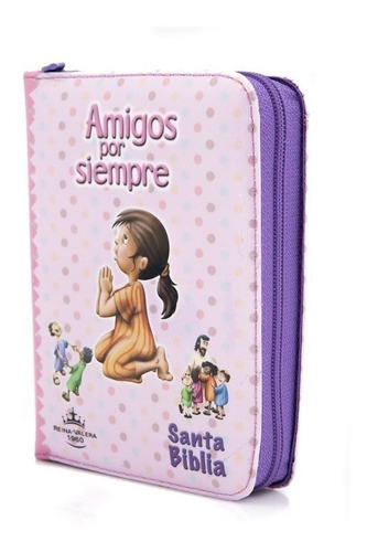 Biblia Infantil Rv 1960 Para Niñas - Forro Rosado ®