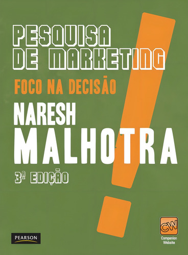 Pesquisa De Marketing, De Naresh K. Malhotra. Editora Pearson Universidades Em Português