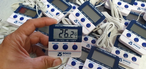 Imagen 2 de 5 de Termómetro Digital Ambiental Portátil Boeco Sh-144