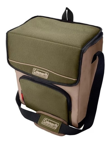 Imagen 2 de 10 de Conservadora Bolso Termico Coleman 34 Latas 32lts 30hs Verde