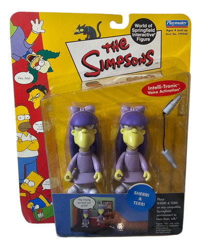 Los Simpsons Playmates - Sherri Y Terri Gemelas