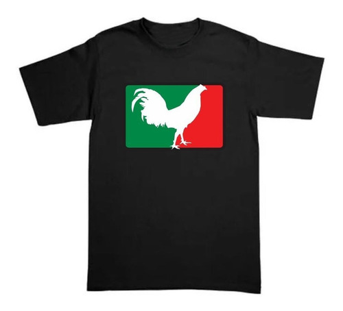 Playera De Gallos! Verde Blanco Y Rojo Tallas Extras 2xl 3xl