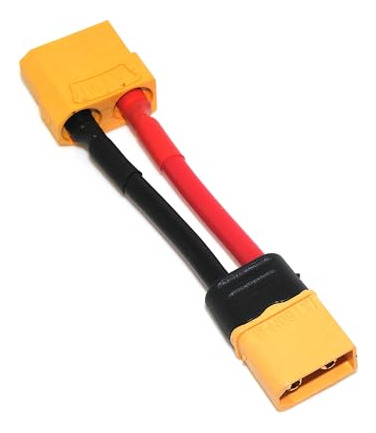 Adaptador Xt60 A Xt90 Con Cable 12awg - Conexin Segura