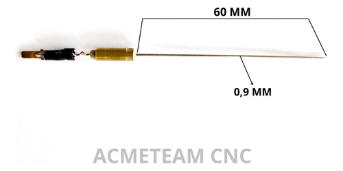 Aguja Termica 60 Mm X 0,9 Mm Corte Polifan Cnc 