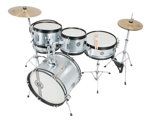 Bateria Infantil Nagano One Drum 5 Peças Sm Jbj1049