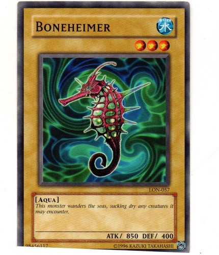 Boneheimer Carta  Yu-gi-oh!