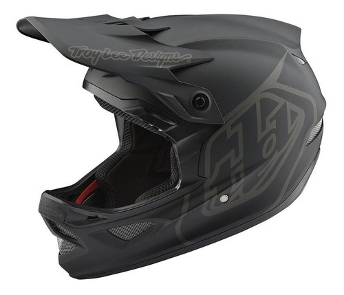 Casco Full-face Troy Lee Designs D3 Fiberlite Mono Black