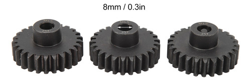 Juego De Engranajes De Piñón, 3 Piezas De Acero, M1.5, 8 Mm,