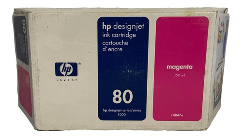 Hp 80 C4847a 350ml Original Designjet 1000 Series Printersup