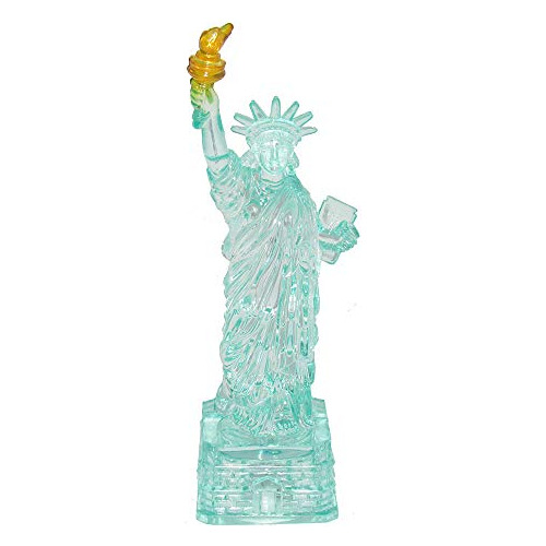 Estatua De Libertad Luces Led De  , 7 Pulgadas, Verde