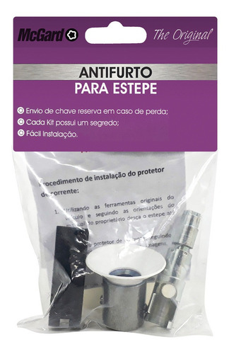Kit Trava Antifurto Estepe Original Mcgard Nissan Frontier