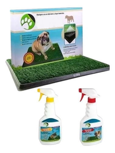 Tapete Sanitario + Atrayente + Repelente Perro Green Carpet