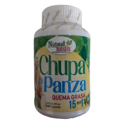 Chupa Panza Quema Grasa X 100 Cap. De 500 Ml. (original) Nm