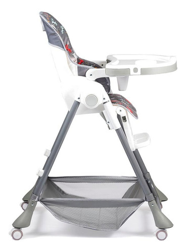 Silla Para Comer De Bebe Olmo Fc 100 Fc 100 Gris/rojo