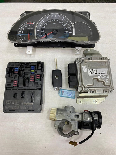 Kit Módulo Injeção March 1.6 16v 2017 Flex Autom C/chave (Usado)