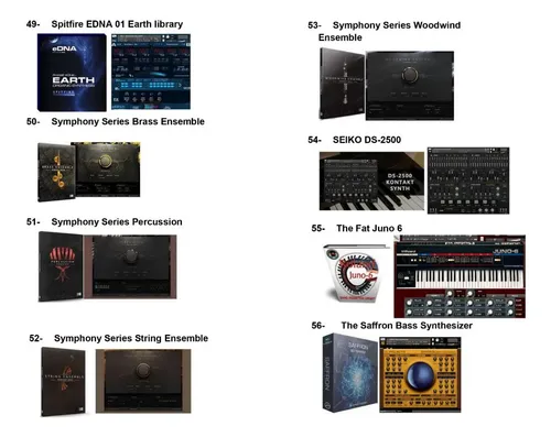Librerias Kontakt 60 Instrumentos Virtuales Vol 3 D D 500 Gb (Usado)