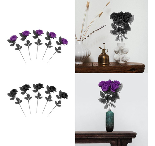 10 Piezas De Flores Artificiales, Arreglo De Flores Diy,