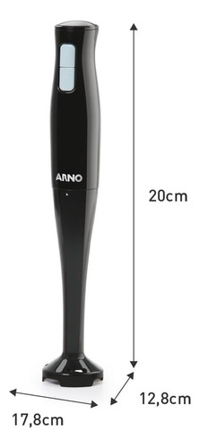 Mixer Turbomix Duo Negro 200w Arno