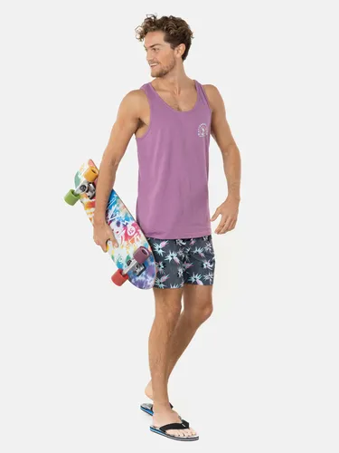 Traje De Baño Maui And Sons Hawaiian Dark Elastic Waist