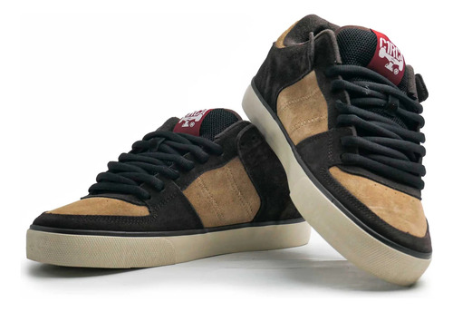 Tenis C1rca Modelo Tre - Tannin / Black / Red