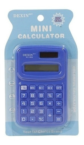 Calculadora Kc888 Mini De Colores 8 Digitos
