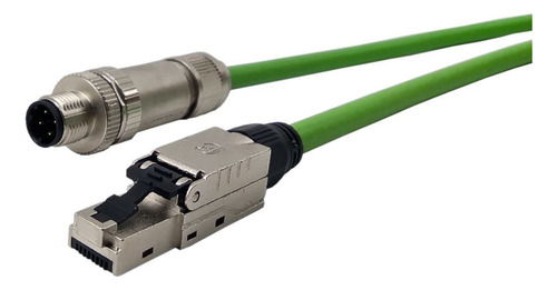 Cabo Profinet Rj45 M12 10 Metros Ed Cabos