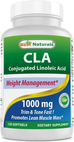 Best Naturals | High Potency Cla | 1000mg | 120 Softgels