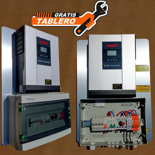 Imagen 6 de 10 de Must Kit Solar Completo 22.000w/dia Hibrido Reg Mppt Mh11-5
