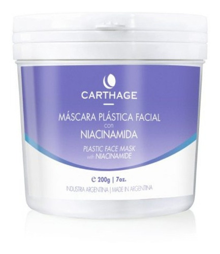 Carthage Mascara Plastica Con Niacinamida X 200 G