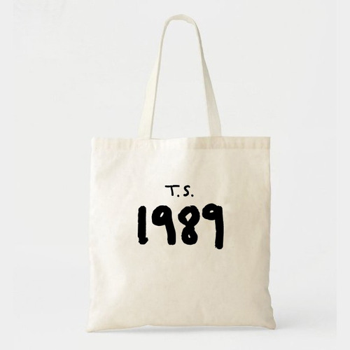 Tote Bag Taylor Swift 1989 - Lienzo Estampado